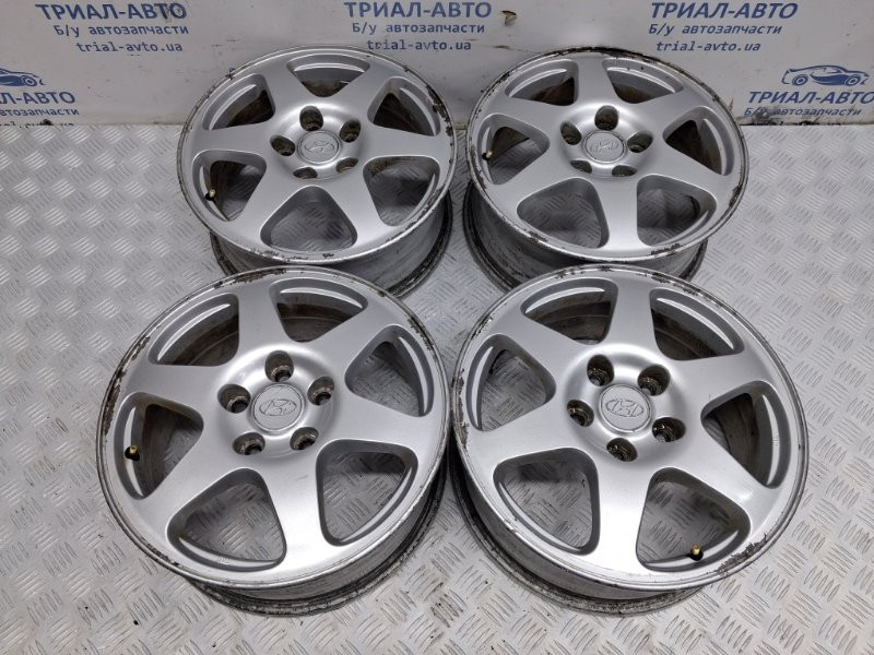 Диски титан комплект R16 Hyundai Sonata NF 2.4 БЕНЗИН G4KC 2004 (б/у) Київ - зображення 1