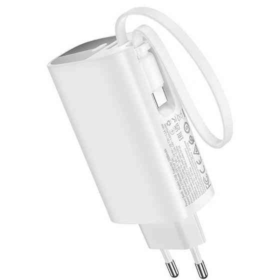 Портативное ЗУ Power Bank Hoco J148 Handy PD20W with cable 5000 mAh Херсон