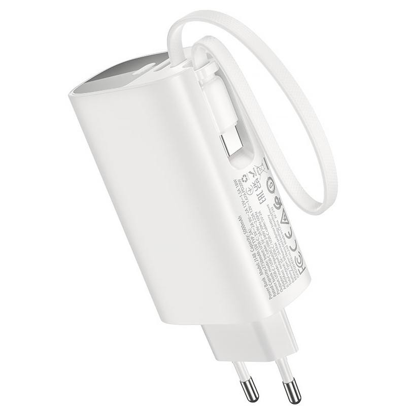 Портативное ЗУ Power Bank Hoco J148 Handy PD20W with cable 5000 mAh Херсон - зображення 2