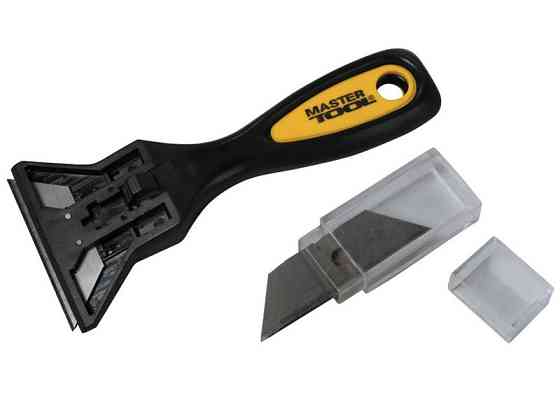Скребок для краски MASTERTOOL с комплектом лезвий 10 шт 17-1001 Харків