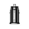 Автомобільний зарядний пристрій Baseus Square Metal A+C 30W PD3.0, QC4.0+, SCP, AFC Black (CCALL-AS0 Харків