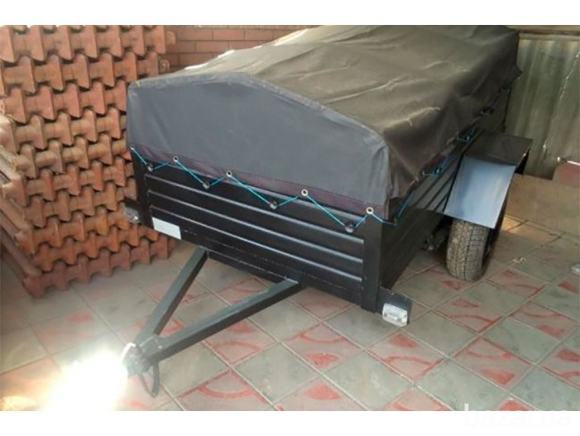 Тент на легковий причіп Кама-500 2.00 х 1,20 рюкзачна тканина Oxford Баришівка - зображення 4