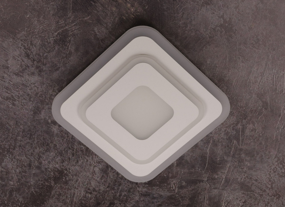 Світильник стельовий LED 2234/250-k Білий 4х25х25 см. Київ - зображення 1