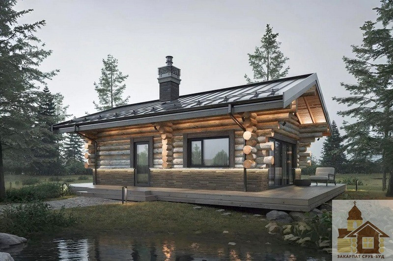 Дерев'яний будинок зі зрубу “Смерековий затишок” Одесса - изображение 1