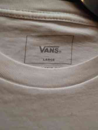 оригинальный белый лонгслив Vans размер L Чорноморськ