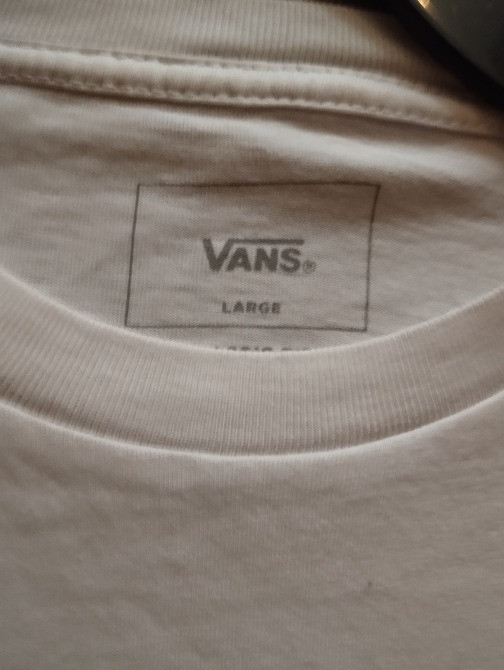 оригинальный белый лонгслив Vans размер L Чорноморськ - зображення 4