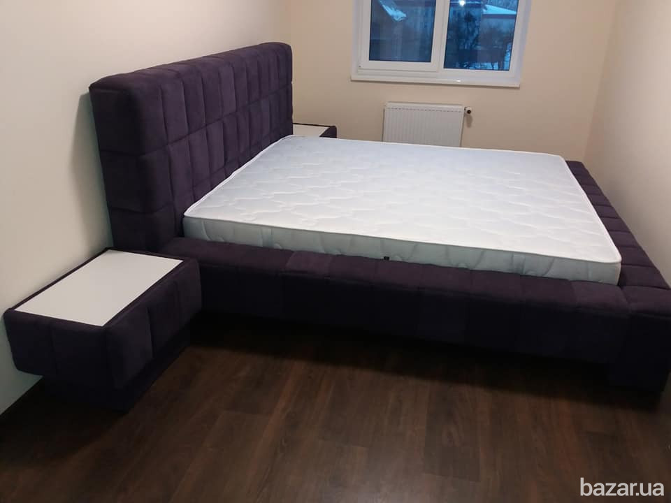 шкіряне ліжко з підйомним механізмом Chocolate Львов - изображение 1