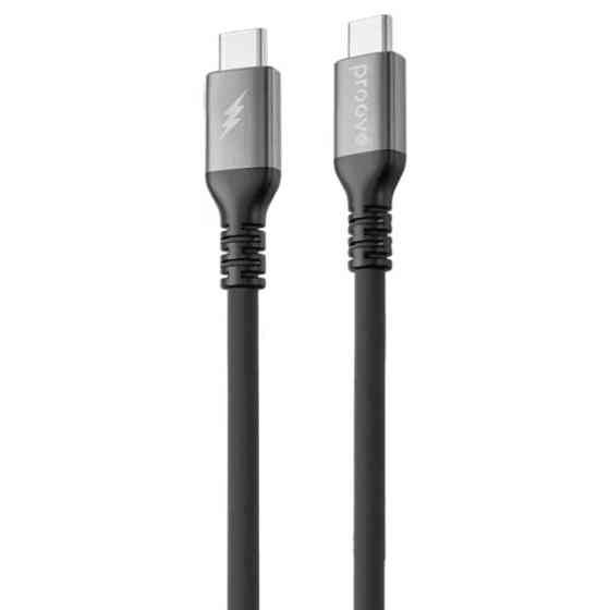 Кабель Proove ReGen Silicone Type-C to Type-C 60W 2m Black (CCRS60002221) Харків