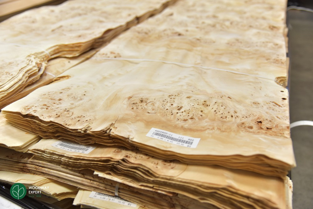 Шпон ТОПОЛЬ очковий товщина: 0,7 мм / Кап (*карельська береза) Киев - изображение 2