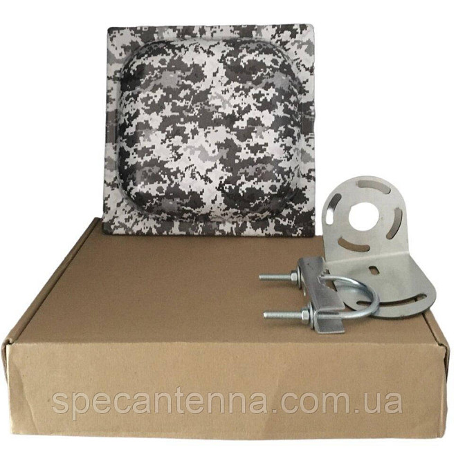 Антенна панельная 3G/4G LTE DN-17WC 1610-2900 МГц 2х12-18 дБ 50 Вт, цвет № 1 черно-белый пиксель Днепр - изображение 4