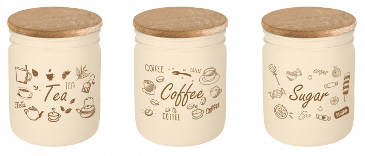 Банка для зберігання Herevin Matte Beige MIX 232101-021-6816200 450 мл Київ - зображення 1