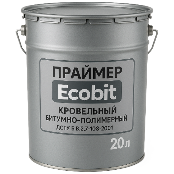 МБ-Х Ecobit Ґрунтовка покрівельна бітумно-полімерна ДСТУ Б В.2.7-108-2001 20 л Дніпро