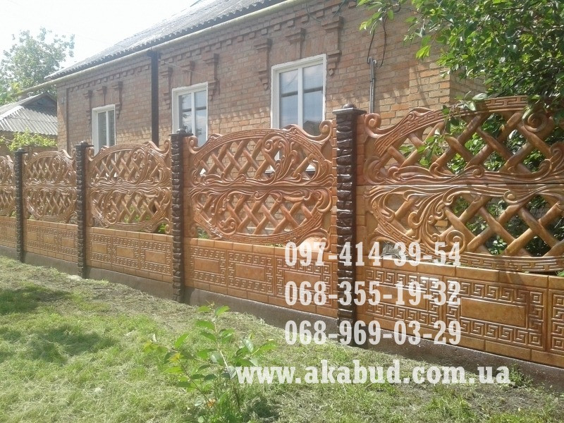 Еврозабор, ЖБИ кольца, дно, столбик виноградный. Ворота, навес Кривий Ріг - зображення 1