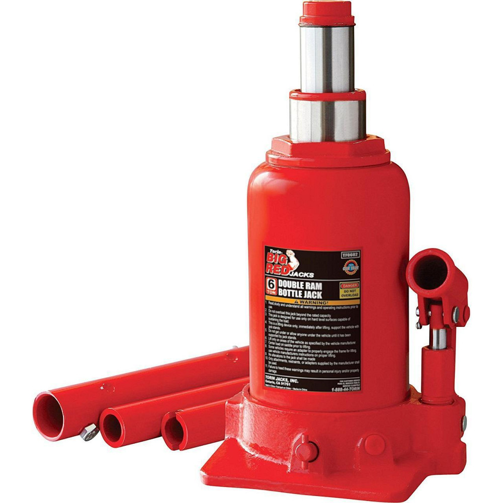 Домкрат двухштоковый низкопрофильный 6т 215-485 мм TORIN TF0602 Харків - зображення 1
