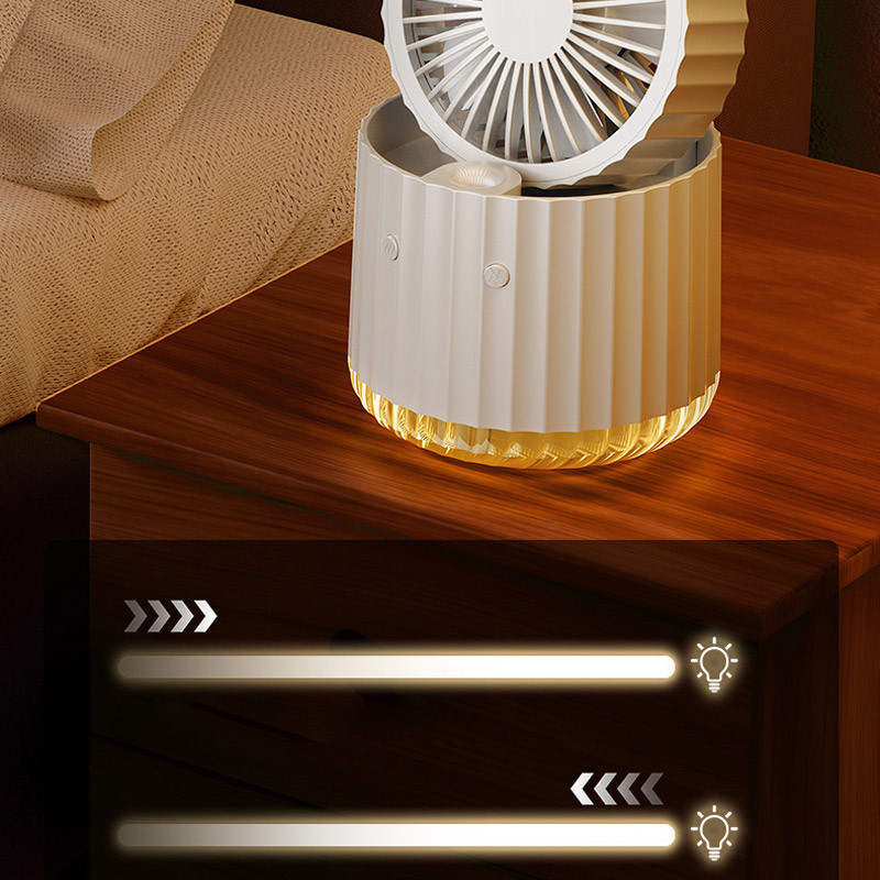 Настольный вентилятор Rapid Cooling 3in1 с водяным охлаждением и подсветкой 1200 mAh Херсон - зображення 7