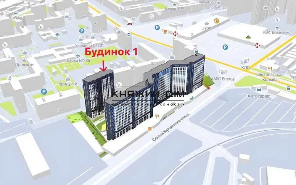 Продаж 1-кімнатної квартири ЖК Polaris, вул. Сім'ї Кульженків, Оболонський район Киев - изображение 1