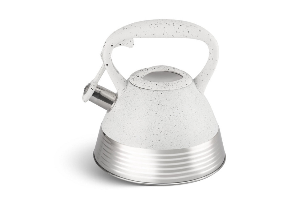 Чайник зі свистком Edenberg EB-8827-White 3 л білий Київ - зображення 1