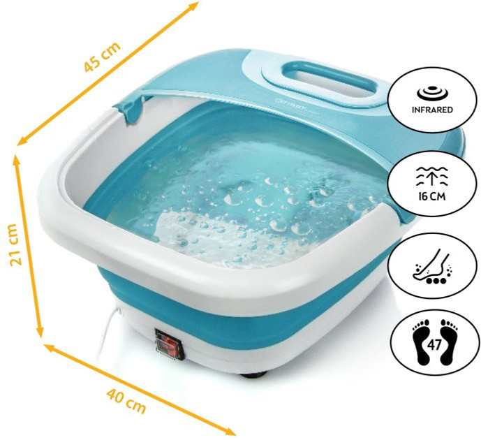 Массажная ванночка для ног First FA-8116-2-BL 450 Вт голубая Киев - изображение 3