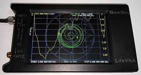 Антенна 3640-4480MHz 14dBi, 8-ми витковая, спиральная, поляризация RHCP, SMA-male (штырь) Дніпро