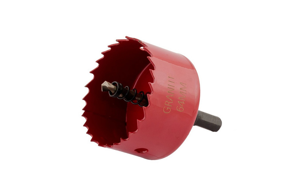 Сверло корончатое GRANITE Bi-Metal HSS M42 64 мм 6-09-064 Харьков - изображение 1