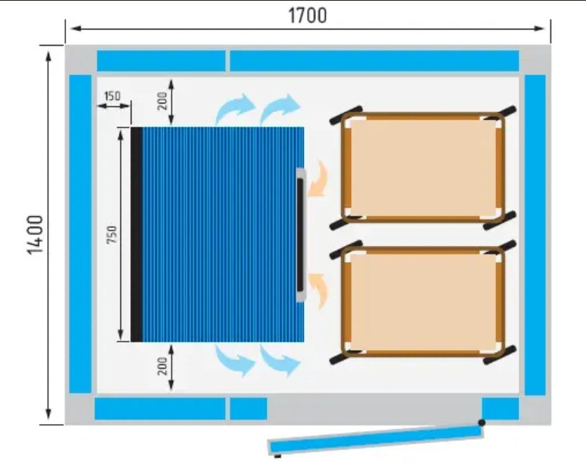 Шоковая заморозка, низькотемпературні камери для переробки молочної продукції Київ - зображення 1