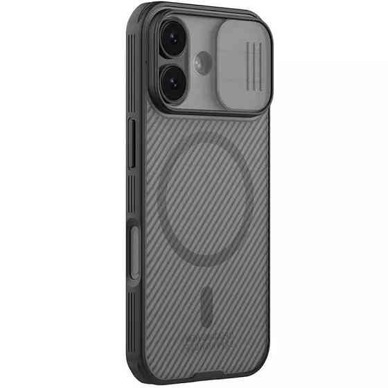Карбоновая накладка Nillkin CamShield Pro Magnetic для Apple iPhone 17 (6.3") Херсон