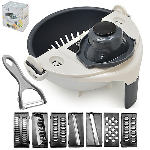 Терка-овочерізка з контейнером Stenson TL-00022 23х12 см Київ - зображення 1