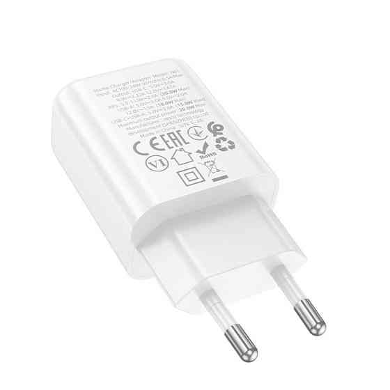 СЗУ Hoco N61 Gentle PD20W+QC3.0 (1USB-A/1C) + кабель Type-C to Lightning Херсон