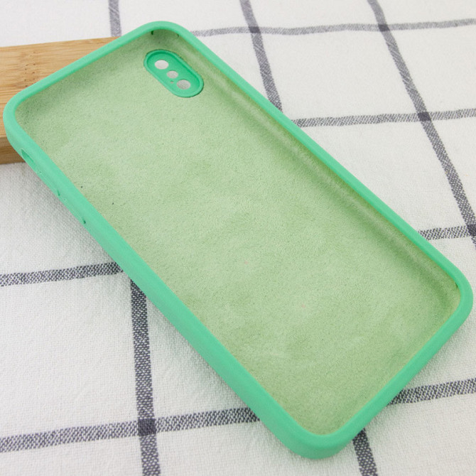 Silicone Case Square Full Camera Protective (AA) NOLOGO для Apple iPhone X / XS (5.8") Херсон - зображення 3