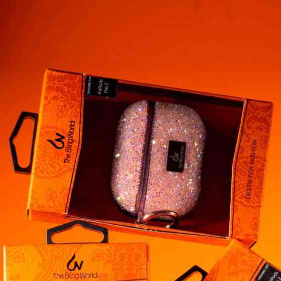 TPU чехол Bling World Rock Diamond для наушников AirPods Pro / Airpods Pro 2 Херсон
