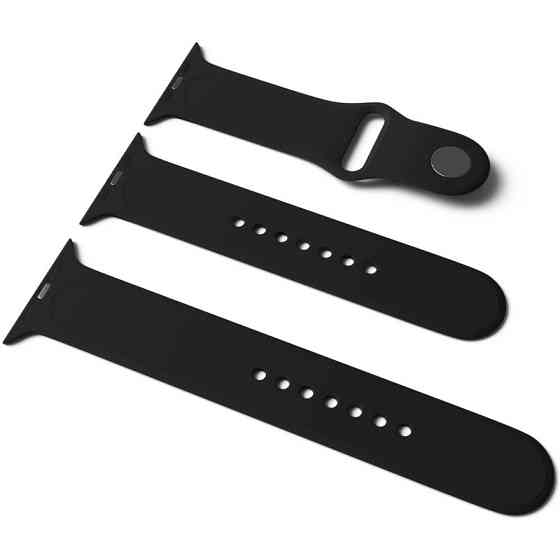 Уценка Силиконовый ремешок для Apple Watch Sport Band 38/40/41/42mm(ser.10) (S/M & M/L) 3pcs Херсон