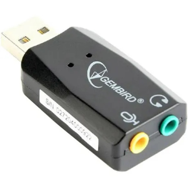 Звукова карта Gembird SC-USB2.0-01 Black (Код товару:41927) Харків - зображення 2