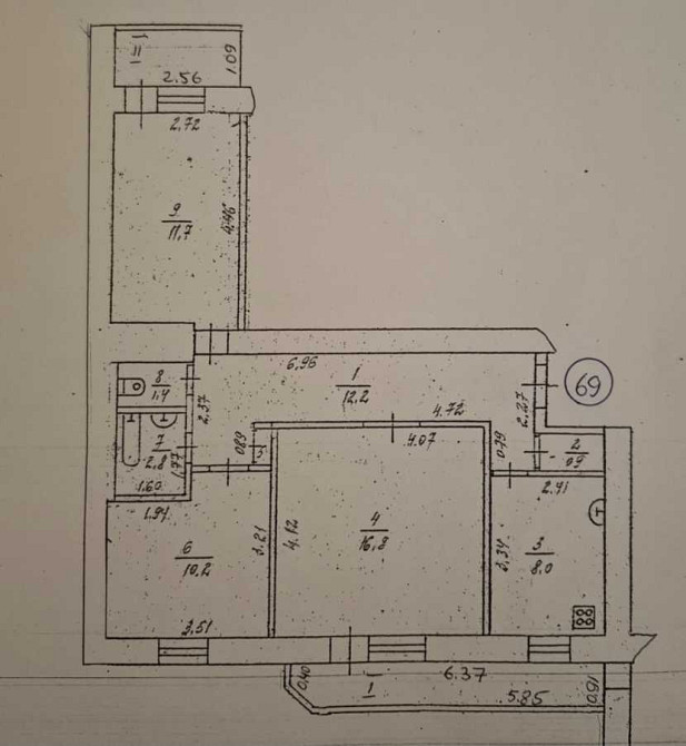 продажа 3-к квартира Чернигов, Деснянский, 40000 $ Чернігів - зображення 10