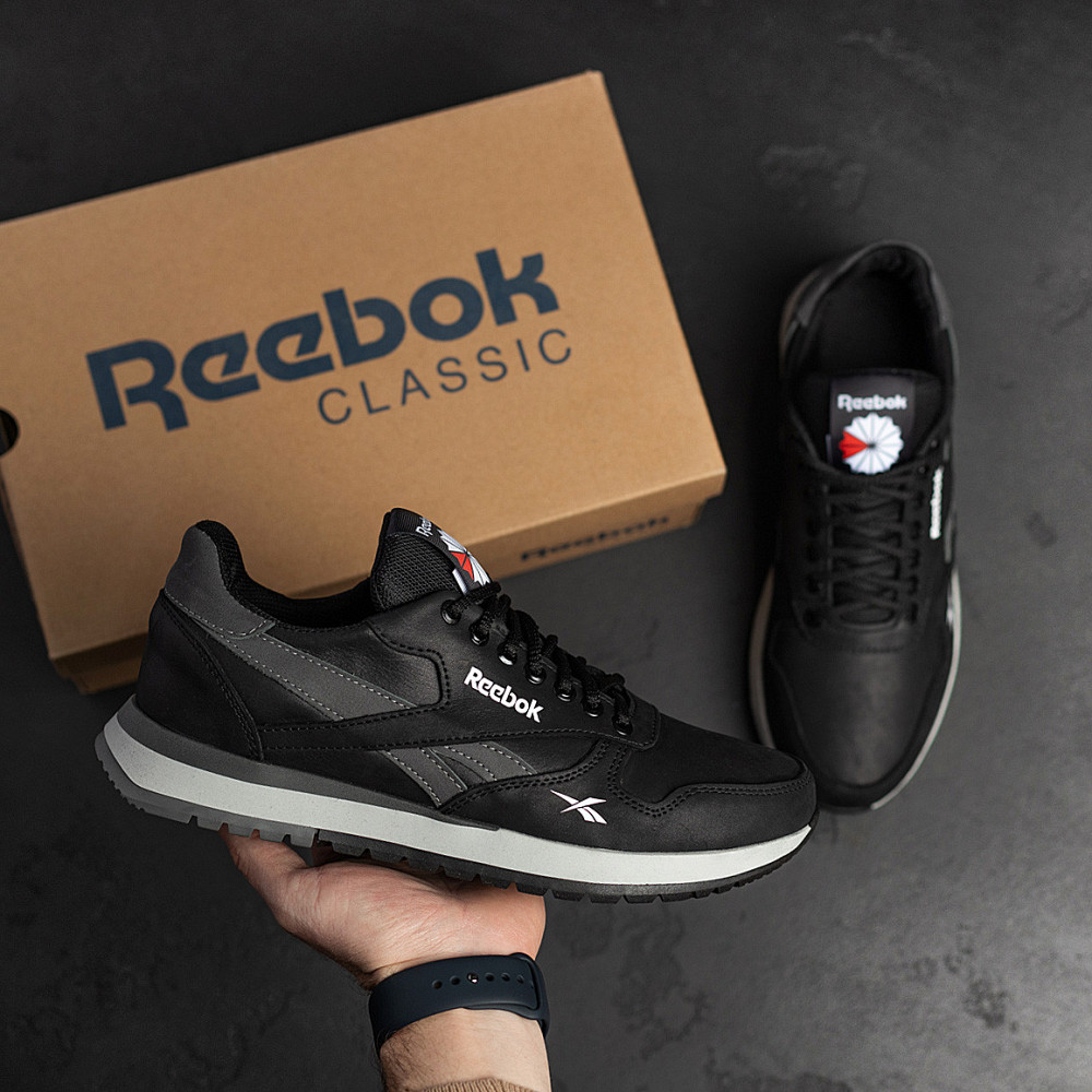 Мужские кожаные кроссовки Royal classic grey Київ - зображення 8