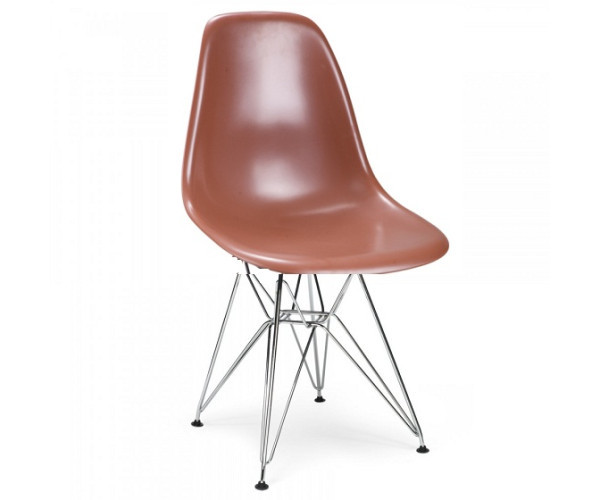 Стілець Тауер ніжки метал пластик коричневий Дніпро - зображення 1