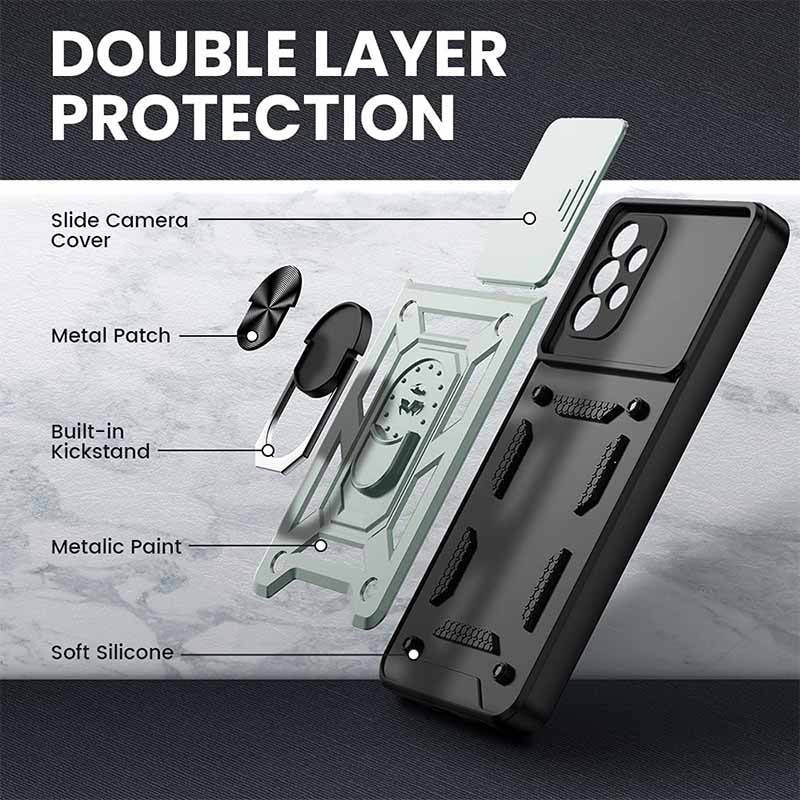 Ударопрочный чехол Camshield Serge Ring для Samsung Galaxy A72 4G / A72 5G Херсон - изображение 6