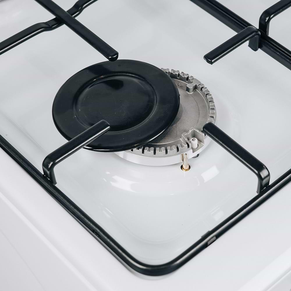 Плита кухонная газовая Grunhelm G4FM5611W (50 см) 4 конфорки газконтроль духовка электроподжиг Київ - зображення 8