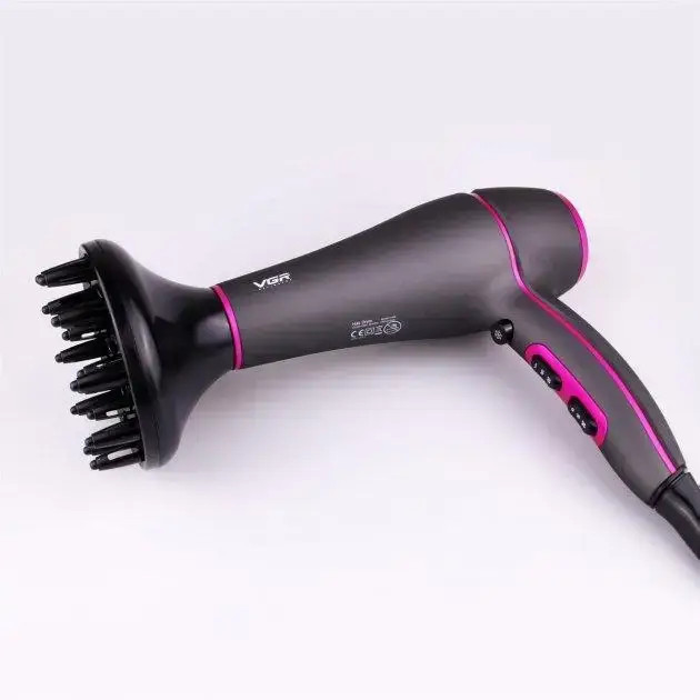 Фен VGR V-402 2200 Вт серый Київ - зображення 4