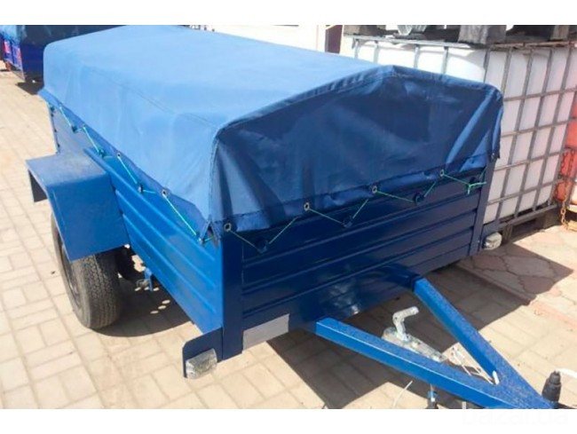 Тент на легковий причіп Кама-500 2.00 х 1,20 рюкзачна тканина Oxford Баришівка - зображення 1