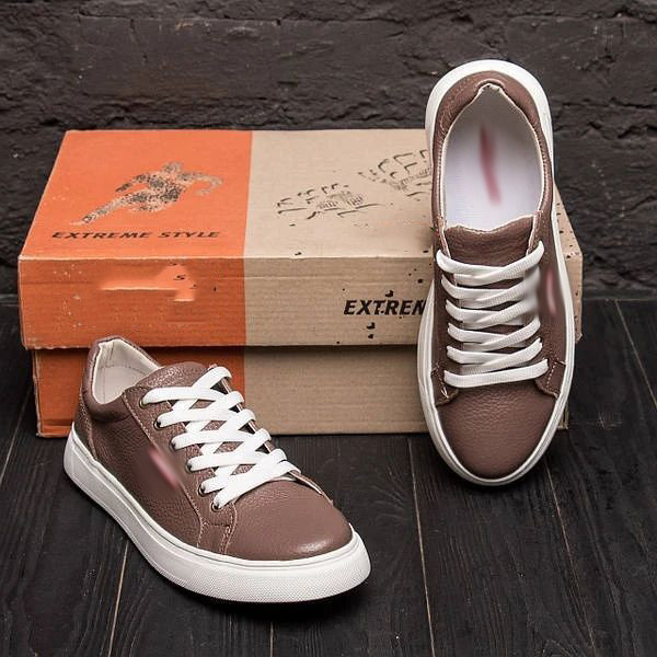 Женские кожаные кроссовки Київ - зображення 7