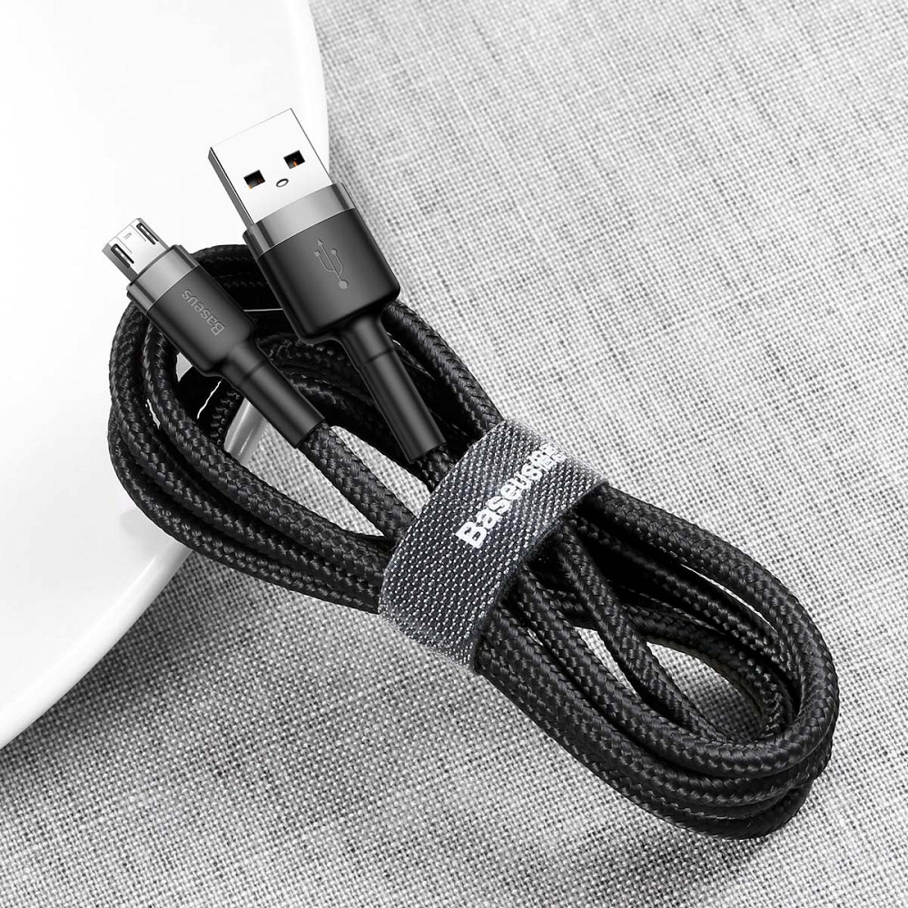 Дата кабель Baseus Cafule MicroUSB Cable 1.5A (2m) (CAMKLF-C) Херсон - изображение 4
