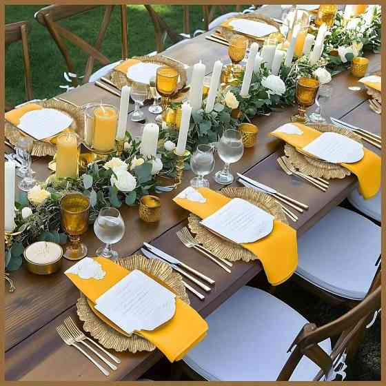 Подтарельник для сервировки Ø33см Leeseph золото 2 шт. Одеса