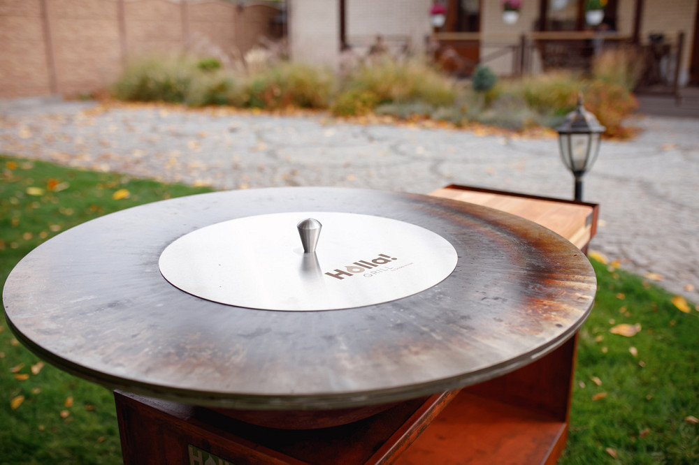 Крышка для тушения жара в костровой чаше Holla Grill d=550 mm Харків - зображення 3