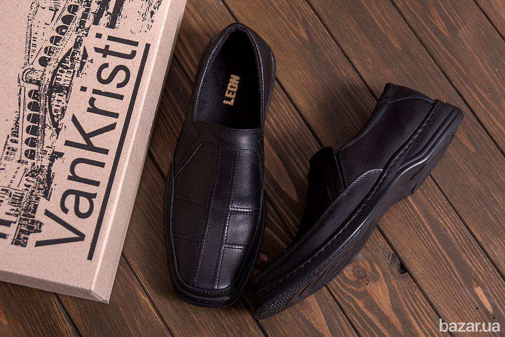 Мужские кожаные туфли  Leon Clasic shoes Київ - зображення 8