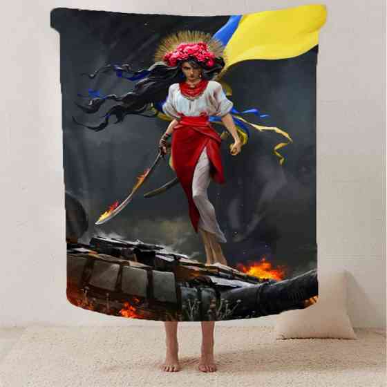 Плед 3D Я-Українка 2894_B 13254 135х160 см Київ