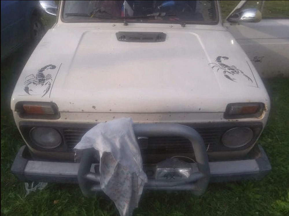 Стикер на авто Скорпион Чёрная 2 шт Бориспіль - зображення 2