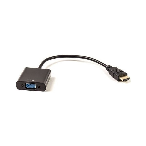 Адаптер REAL-EL HDMI-VGA (M/F) 0.15 м Чорний (EL123500020) (Код товару:14710) Харків - зображення 4