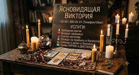 Магическая помощь в Запорожье. Возврат любимых, снятие порчи, гадание Таро Запоріжжя