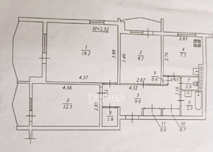 Продам 3-кімнатну квартиру на Семена Палія Одеса - зображення 7