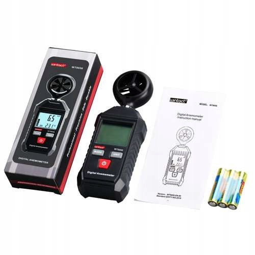 Анемометр (измеритель потока воздуха) 0-30м/с, -10-45°C WINTACT WT9056 Харьков - изображение 3